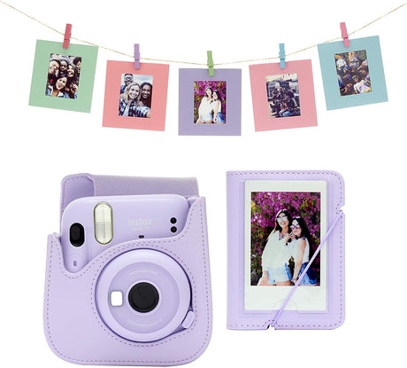 Fuifilm Instax Mini 11 Camera Accessory Kit - Lilac Purple - Kazoop 