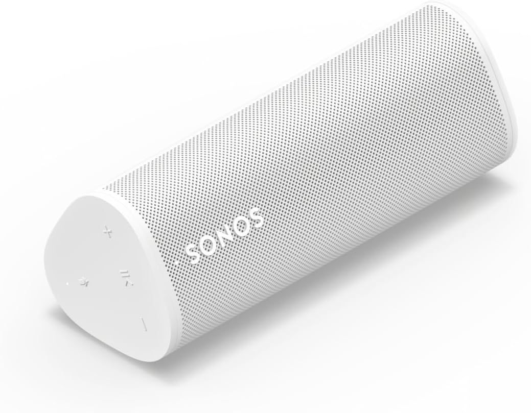 Sonos Roam 2 Portable Wireless Waterpoof Voice Control Smart Speaker - White