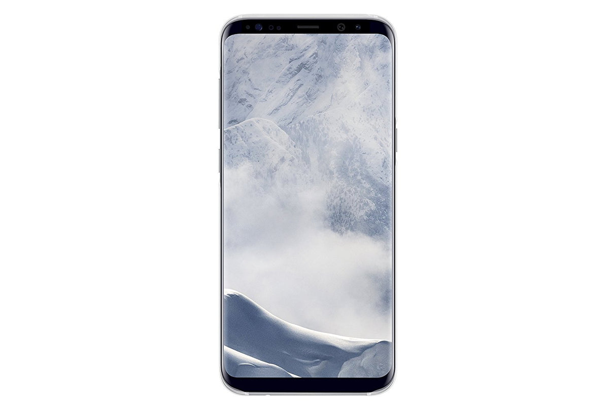 Samsung Genuine Original Galaxy S8 Plus Clear Phone Case Cover - Silver