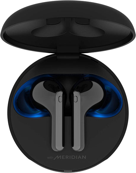 LG TONE Free FN7 True Wireless Active Noise Cancelling Earbuds - Black - Kazoop 