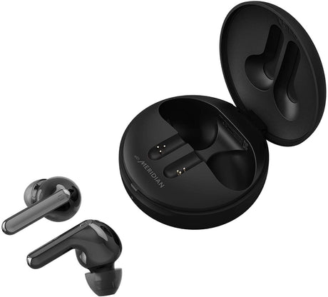 LG TONE Free FN7 True Wireless Active Noise Cancelling Earbuds - Black - Kazoop 