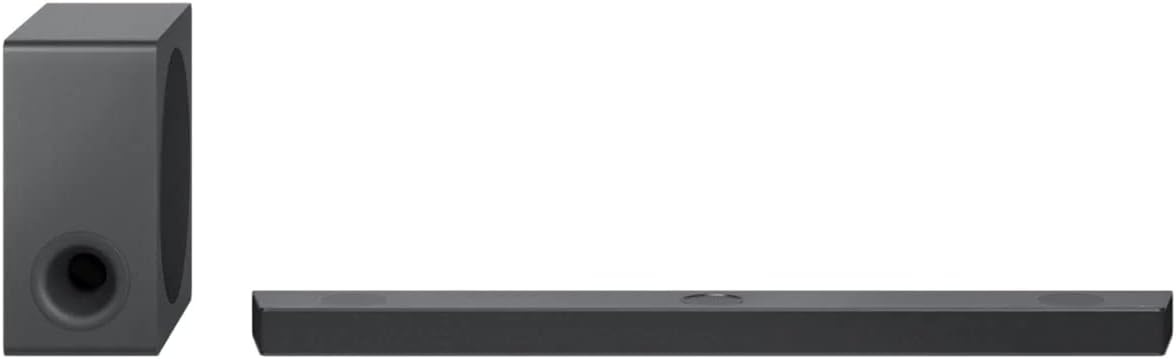 LG S90QY 5.1.3 Ch Bluetooth Wi-Fi Soundbar & Wireless Subwoofer - Dark Grey