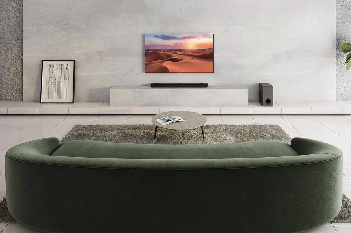 LG S90QY 5.1.3 Ch Bluetooth Wi-Fi Soundbar & Wireless Subwoofer - Dark Grey