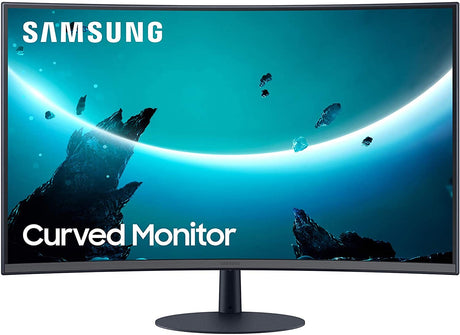 Samsung C27T550FDR 27'' Curved LED 75Hz Full HD Monitor - Black - Kazoop 