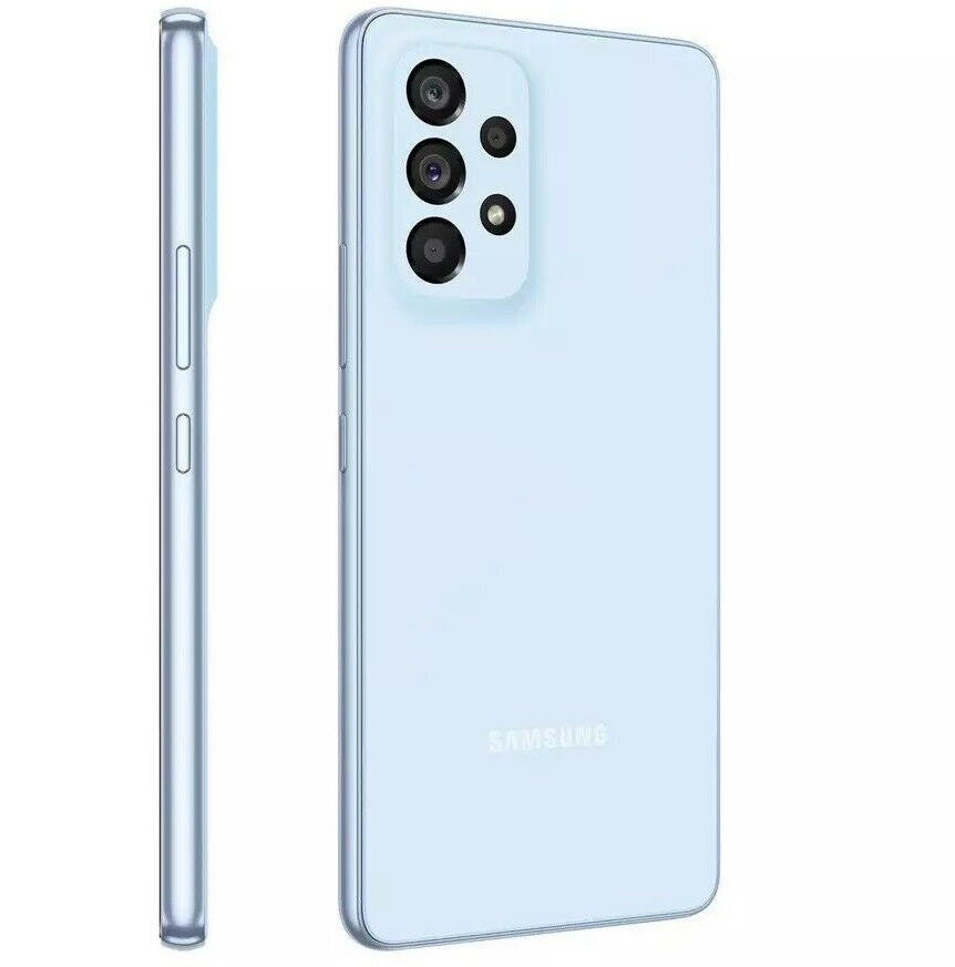 Samsung Galaxy A53 5G 6.5" Smartphone 128GB 6GB RAM Unlocked Sim-Free - Blue - Kazoop 