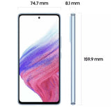 Samsung Galaxy A53 5G 6.5" Smartphone 128GB 6GB RAM Unlocked Sim-Free - Blue - Kazoop 