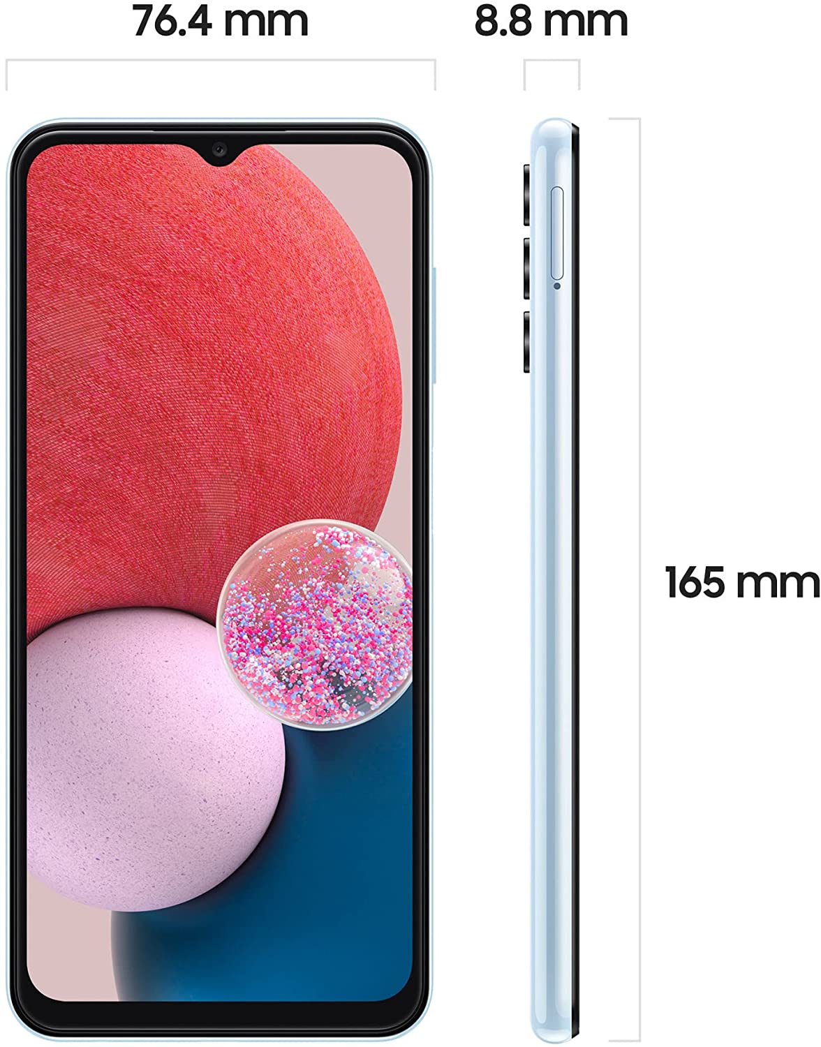 Samsung Galaxy A13 6.6" 4G Smartphone 64GB Unlocked Sim-Free - Light Blue - Kazoop 