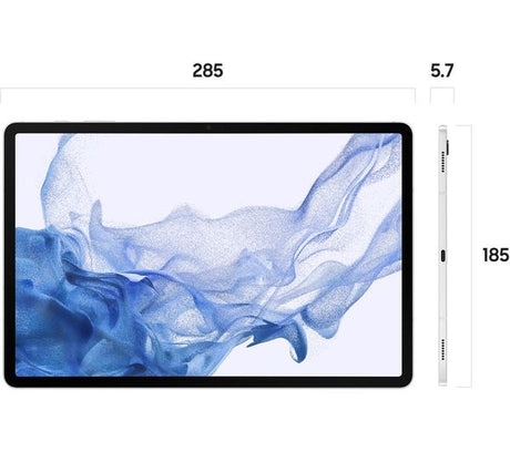 Samsung Galaxy Tab S8+ 8GB RAM 128GB WiFi 12.4'' Android Tablet - Silver