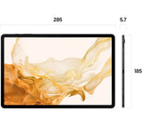 Samsung Galaxy Tab S8 Plus 8GB RAM 256GB 12.4" Wi-Fi Tablet - Graphite