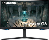 Samsung Odyssey G6 240Hz QHD HDR 27'' Curved Smart Gaming Monitor - Black