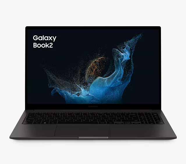 Samsung Galaxy Book2 Laptop Intel Core i5 8GB 256GB SSD 15.6" - Dark Grey - Kazoop 
