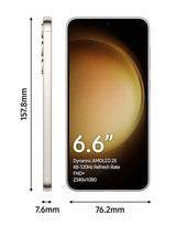 Samsung Galaxy S23+ 256GB Smartphone 5G 6.6'' Unlocked Dual-Sim - Cream