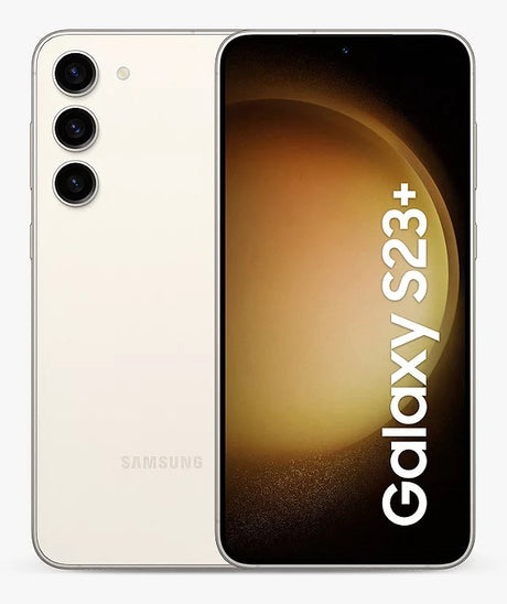 Samsung Galaxy S23+ 256GB Smartphone 5G 6.6'' Unlocked Dual-Sim - Cream - Kazoop 
