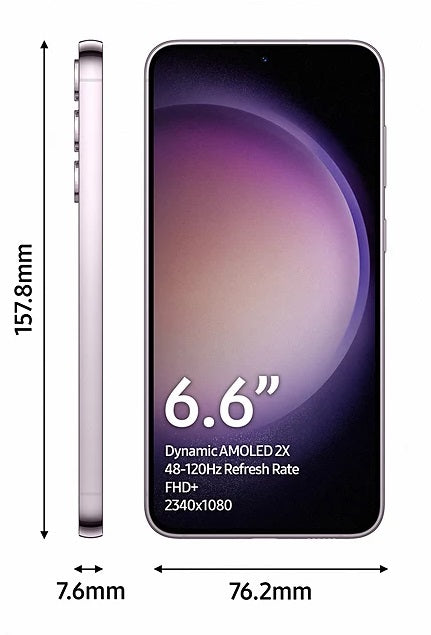 Samsung Galaxy S23+ 256GB 5G Smartphone 6.6'' Unlocked Dual-Sim - Lavender - Kazoop 