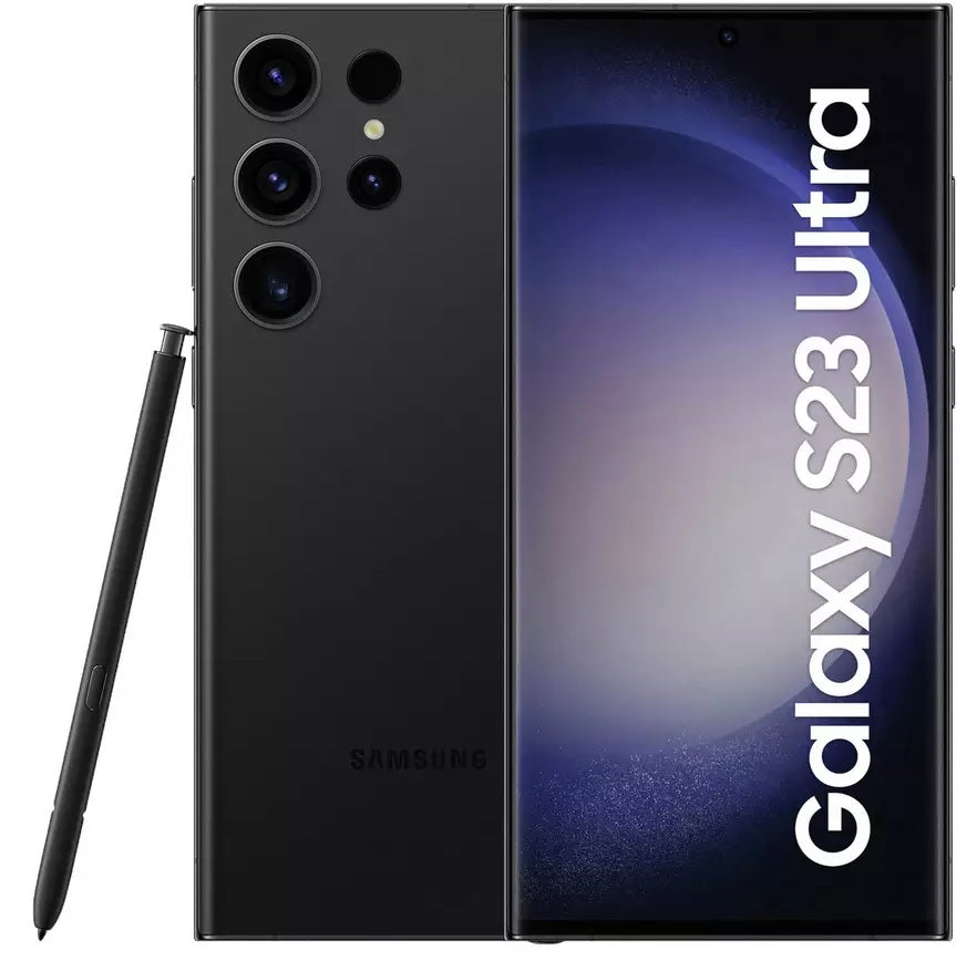 Samsung Galaxy S23 Ultra Smartphone 8GB 256GB 6.8" 5G SIM-Free - Black - Kazoop 