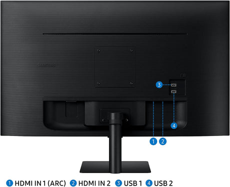 Samsung LS32CM500EUXXU 32" LED Full HD Smart Monitor with Speakers - Black