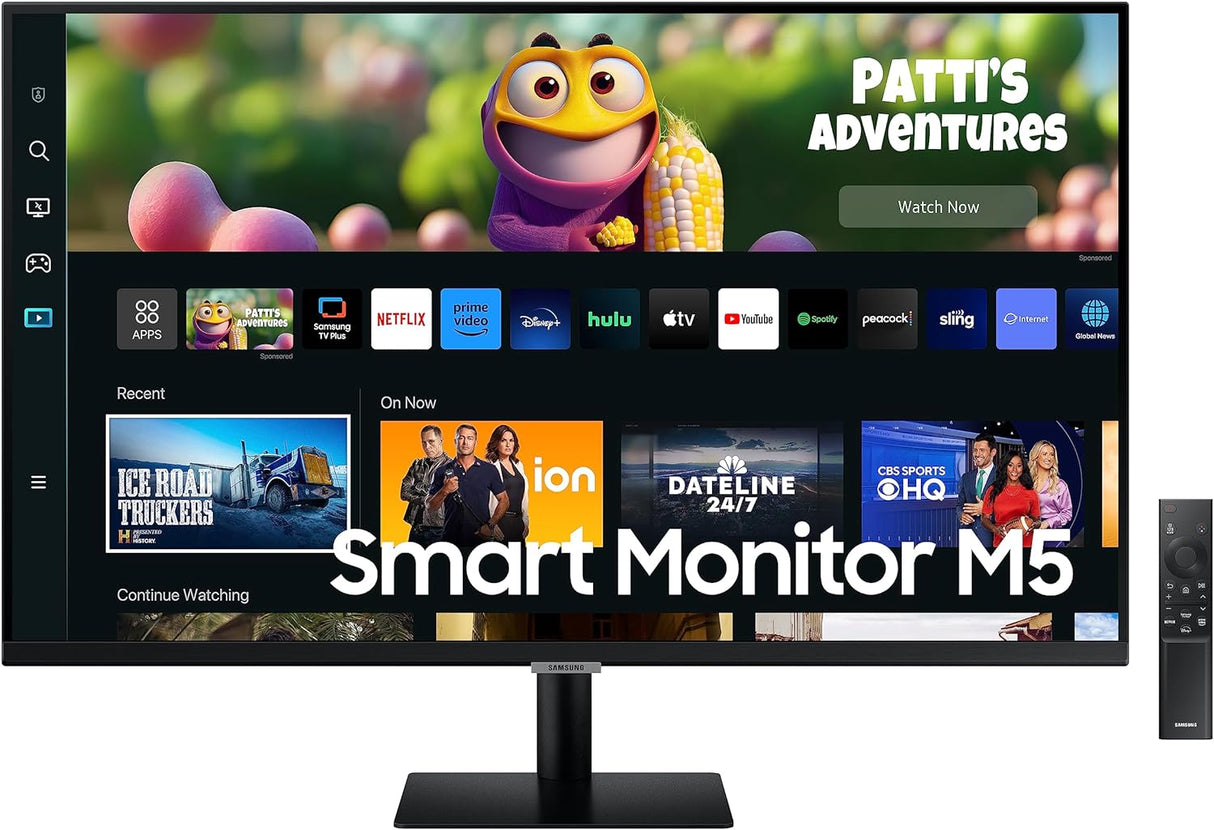 Samsung LS32CM500EUXXU 32" LED Full HD Smart Monitor with Speakers - Black - Kazoop 
