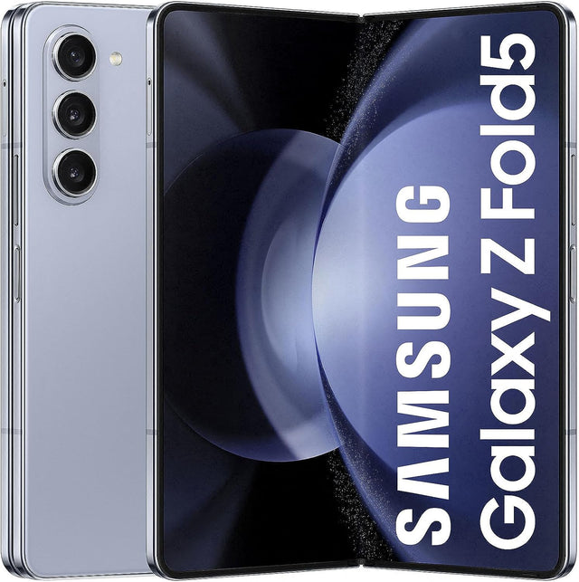 Samsung Galaxy Z Fold5 256GB 5G 7.6" Smartphone 12GB Unlocked - Icy Blue - Kazoop 