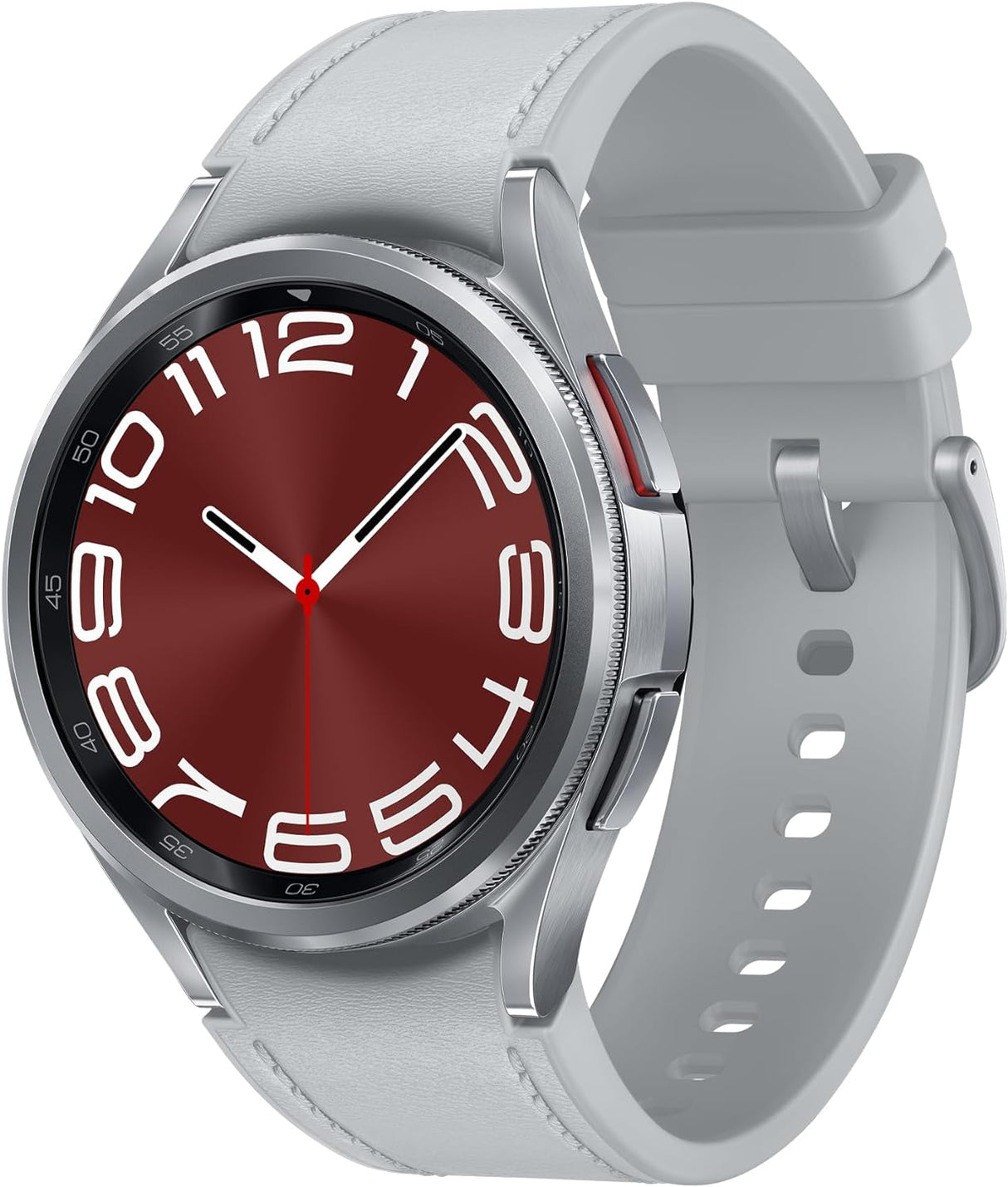 Samsung SM-R950NZSAEUA Galaxy Watch6 Classic BT with Bixby 43mm - Silver - Kazoop 