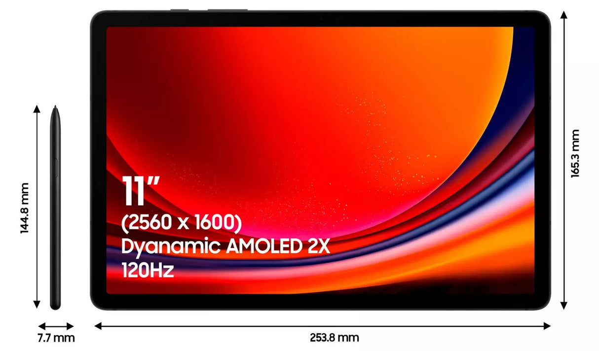Samsung Galaxy Tab S9 8GB RAM 128GB Wi-Fi 11" Android Tablet - Graphite