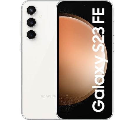Samsung Galaxy S23 FE 5G 128GB Smartphone Dual-SIM 8GB RAM Unlocked - Cream - Kazoop 