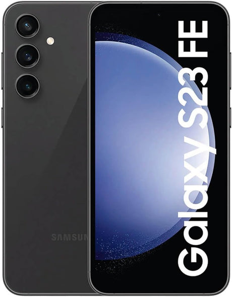 Samsung Galaxy S23 FE 5G 128GB Smartphone Dual-SIM 8GB RAM Unlocked Graphite - Kazoop 