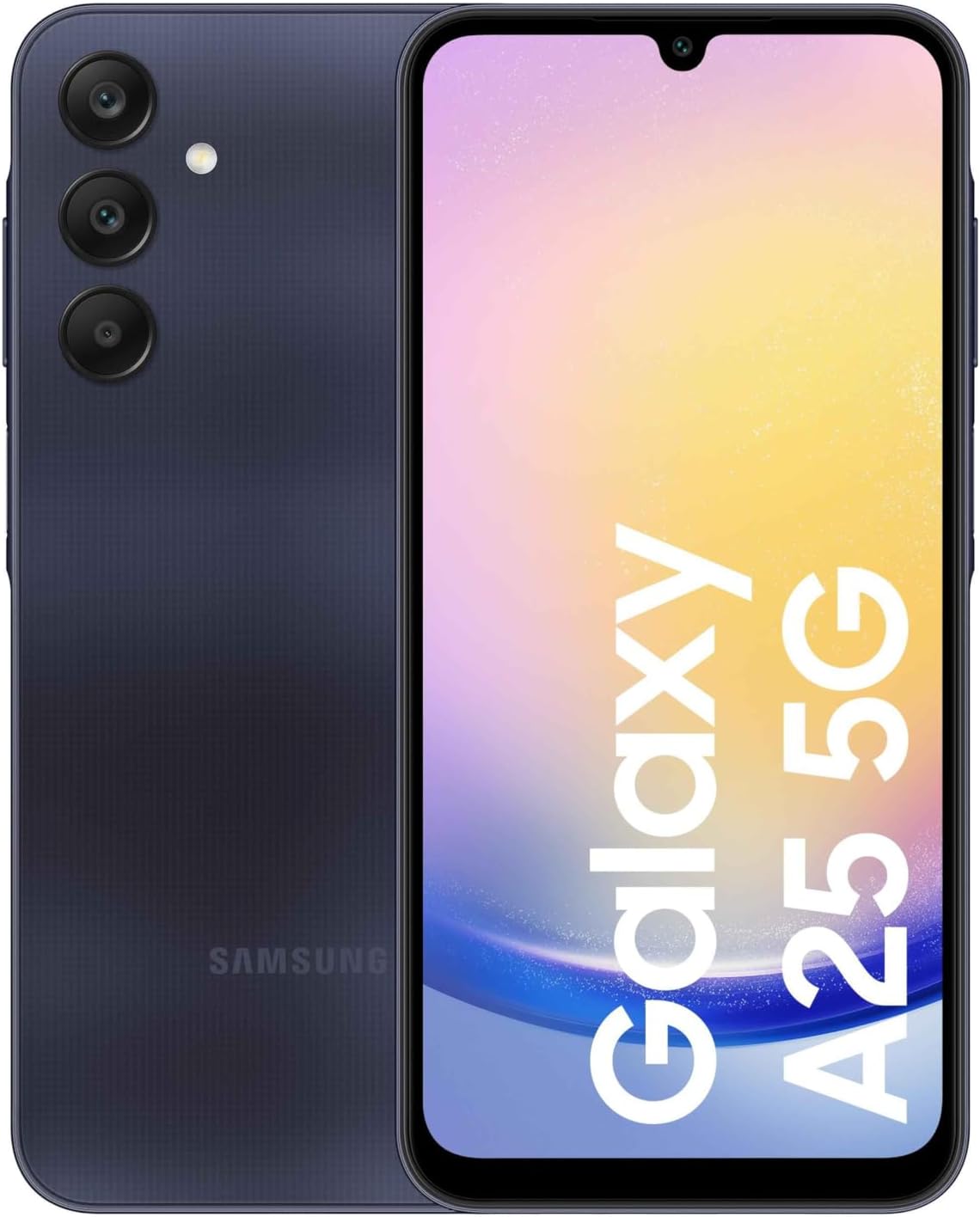 Samsung Galaxy A25 5G Smartphone 128GB Unlocked Dual-SIM-Free - Blue/Black - Kazoop 