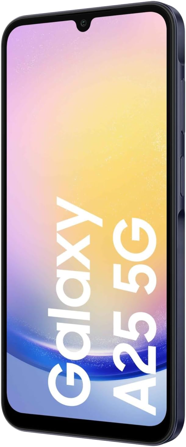 Samsung Galaxy A25 5G Smartphone 128GB Unlocked Dual-SIM-Free - Blue/Black - Kazoop 
