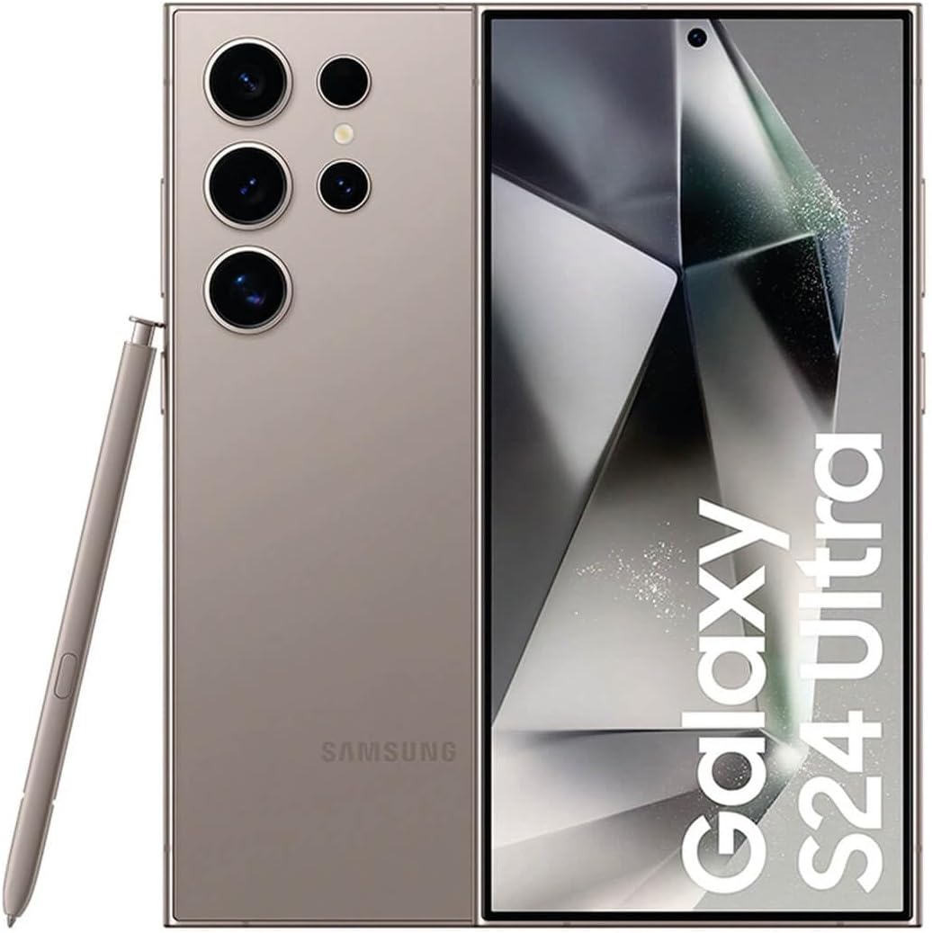 Samsung Galaxy S24 Ultra 5G Smartphone 256GB Dual-SIM Unlocked Titanium Grey - Kazoop 