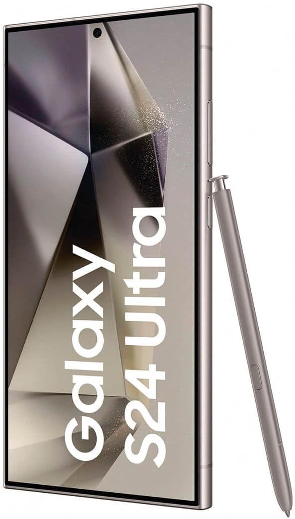 Samsung Galaxy S24 Ultra 5G Smartphone 256GB Dual-SIM Unlocked Titanium Grey - Kazoop 