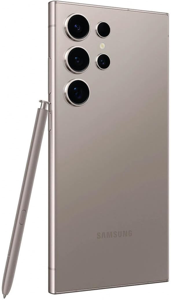 Samsung Galaxy S24 Ultra 5G Smartphone 256GB Dual-SIM Unlocked Titanium Grey - Kazoop 