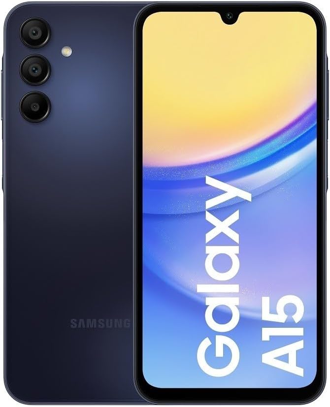Samsung Galaxy A15 5G Smartphone 128GB 4GB Dual-SIM-Free Unlocked Blue/Black - Kazoop 
