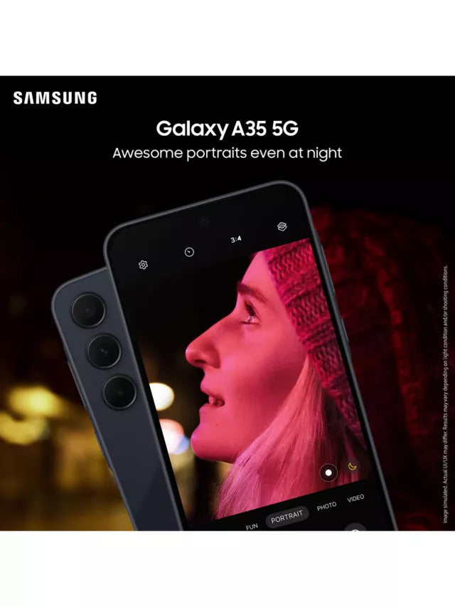 Samsung Galaxy A35 6.6" 5G 128GB Smartphone 6GB RAM SIM-Free Unlocked - Navy - Kazoop 