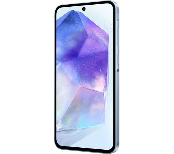 Samsung A55 5G 128GB 6.6" Unlocked Sim-Free Smartphone - Ice Blue - Kazoop 