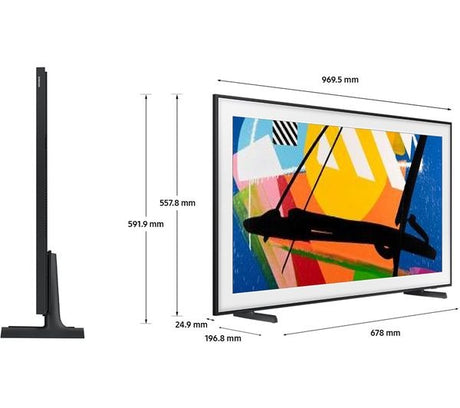 Samsung The Frame 2024 QLED Art Mode 4K UHD 50'' Smart TV with Wall Mount