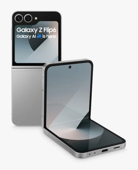 Samsung Galaxy Z Flip6 256GB Foldable Smartphone 5G 6.7'' Unlocked - Silver - Kazoop 