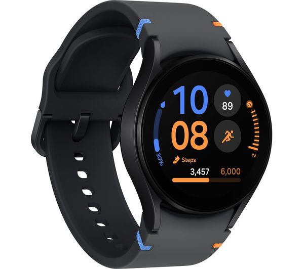 Samsung Galaxy Watch FE 40mm Heart Rate Monitor GPS Smartwatch - Black - Kazoop 