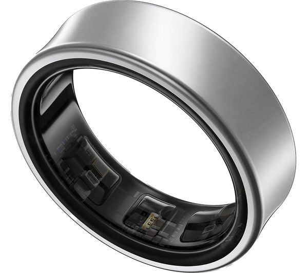 Samsung Galaxy Ring Fitness Tracker Smart Ring - Titanium Silver - Size 8