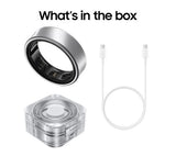 Samsung Galaxy Ring Fitness Tracker Smart Ring - Titanium Silver - Size 8