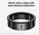Samsung Galaxy Smart Health & Sleep Tracker Ring - Titanium Black - Size 12