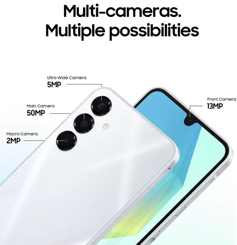 Samsung Galaxy A16 5G 6.7'' Smartphone 128GB Unlocked Dual-SIM - Light Grey