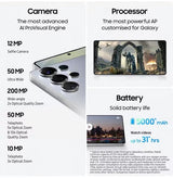 Samsung Galaxy S25 Ultra 6.9'' 5G Smartphone 512GB Unlocked SIM-Free - Black - Kazoop 