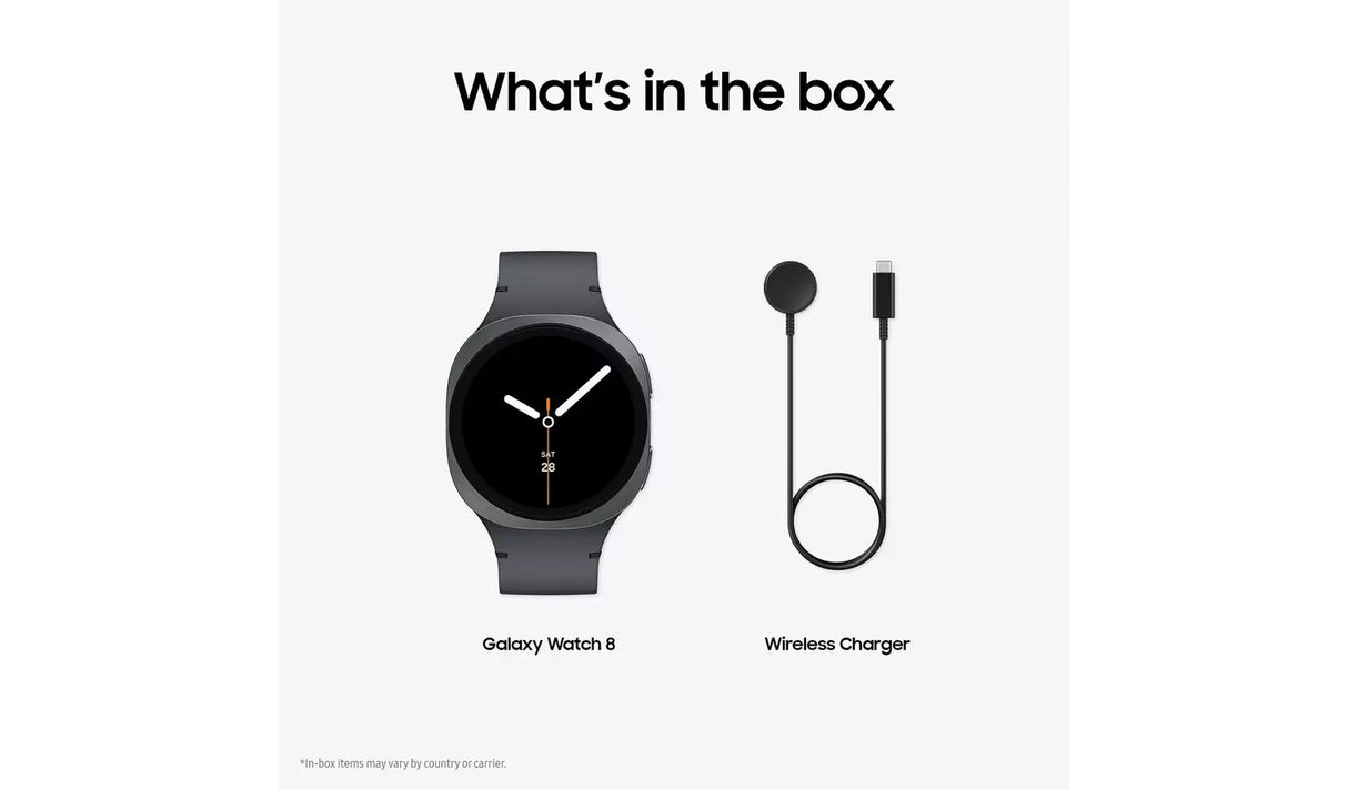 Samsung Galaxy Watch8 BT with Bixby 1.5" AMOLED Smart Watch - Graphite 40mm