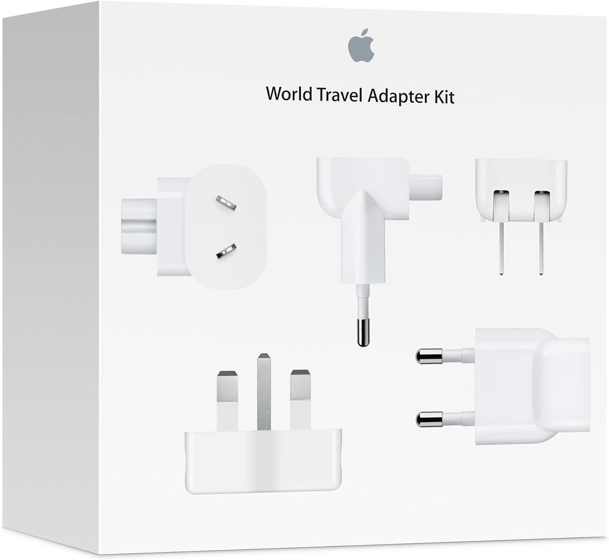 Apple Genuine World Travel Adapter Set of 7 iPhone iPad Mac Plugs - White