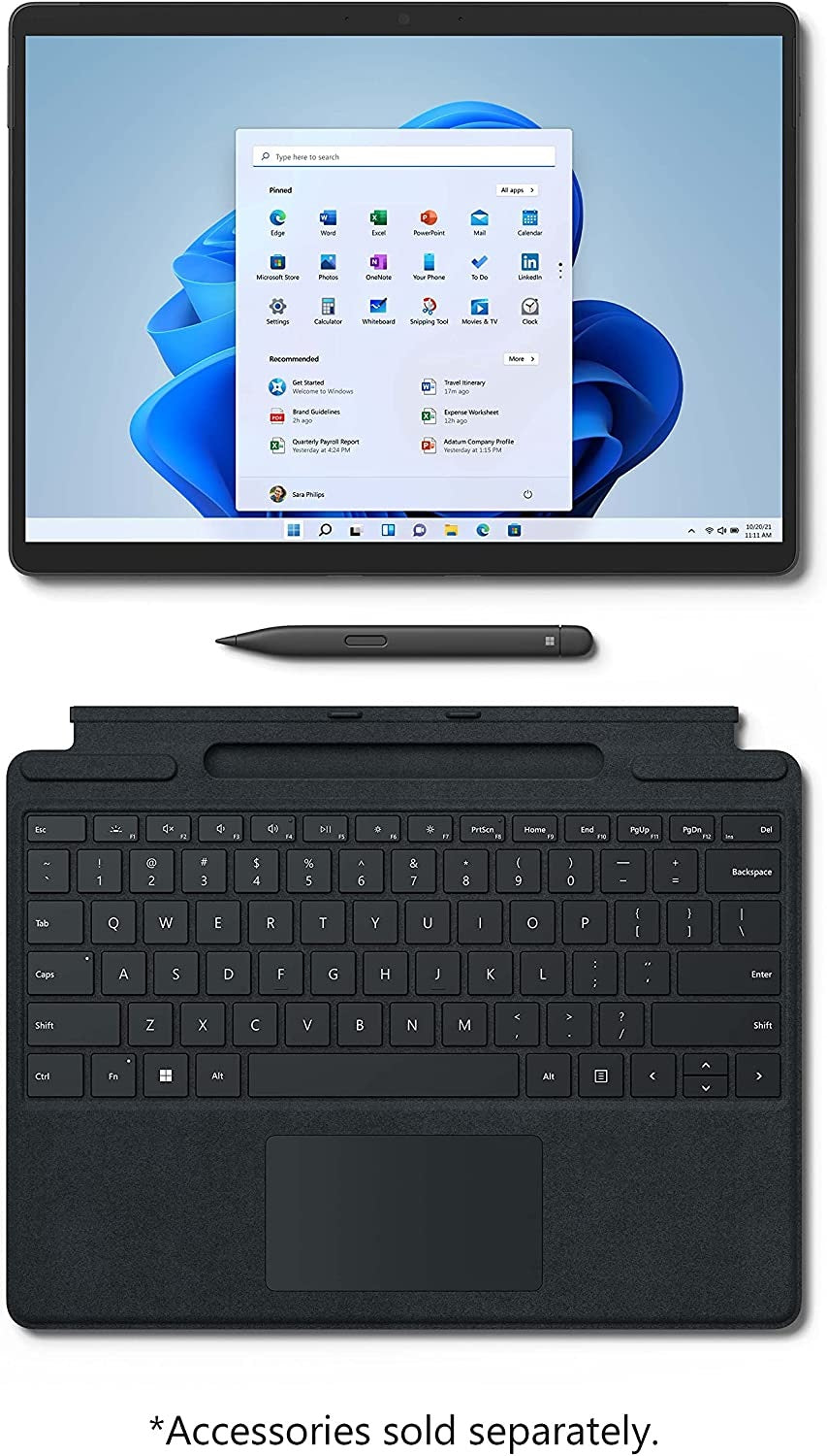 Microsoft Surface Pro 8 Intel Core i7 16GB RAM 512GB SSD 13" - Graphite - Kazoop 