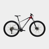 Polygon Xtrada 5 27.5" Wheel Unisex Mountain Bikes - Grey/Red - Small Frame