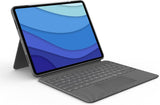 Logitech Combo Touch iPad Pro 12.9" QWERTY UK Keyboard Folio Case - Grey