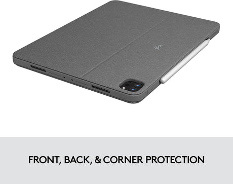 Logitech Combo Touch iPad Pro 12.9" QWERTY UK Keyboard Folio Case - Grey