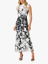Elliatt Women's Selene 3D Floral Cocktail Dress - Black/White - Size M