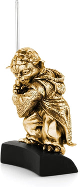 Royal Selangor 24K Gold Gilded Pewter Alloy Star Wars Master Yoda Figurine